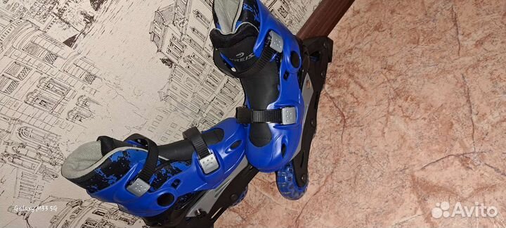 Роликовые коньки детские раздвижные