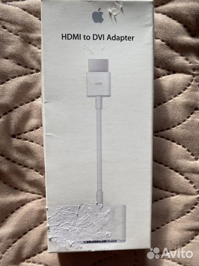 Переходник apple hdmi dvi