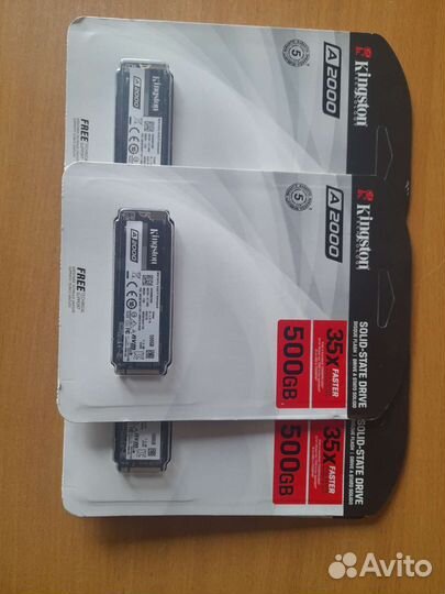 SSD диски nvme Kingston A2000 500GB новые