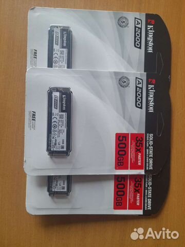 SSD диски nvme Kingston A2000 500GB новые
