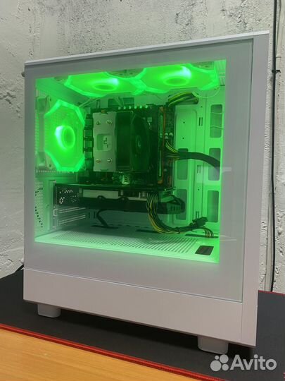 Игровой Комп: Rx580, для GTA5, CS2, белый