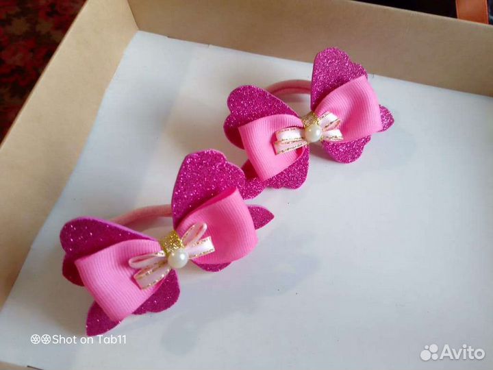 Резинки для волос ручной работы