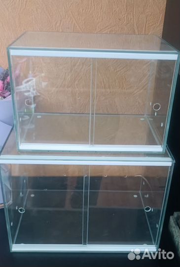 Клетка террариум с дверками (Новый)