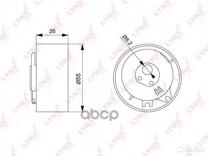 Ролик натяжной ремня грм PB1240 lynxauto