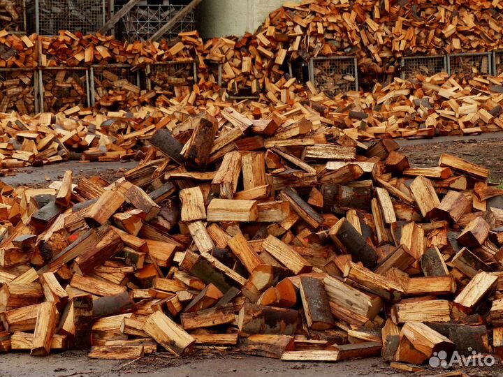 Дрова колотые твердых пород