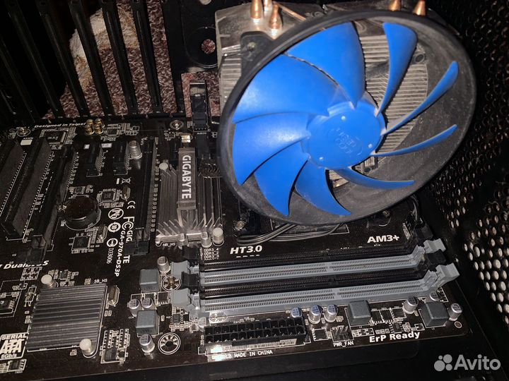 Материнская плата с процессором
