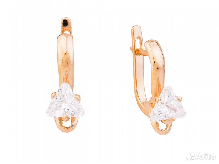 Серьги золотые