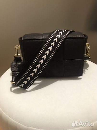 Сумка женская натуральная кожа черная