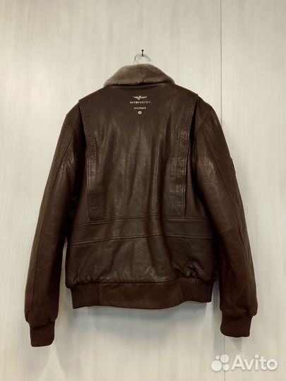 Кожаная куртка мужская пилот