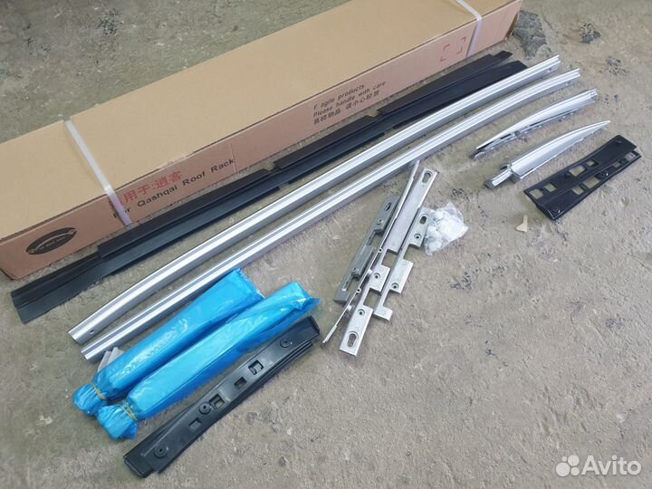 Рейлинги вдоль Nissan Qashqai 2014+