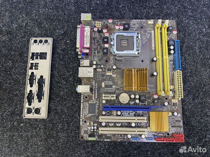 Материнская плата asus p5qpl-AM 775 сокет DDR2