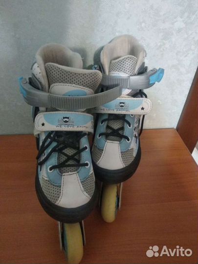 Роликовые коньки детские раздвижные