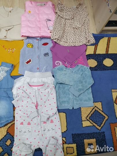 Пакет одежды для девочки размер 80