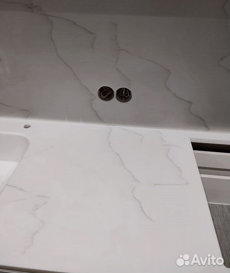 Столешницы мойка стеновая из камня Staron м2/р