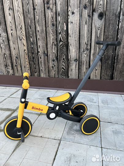 Беговел-велосипед 4 в 1 с родительской ручкой