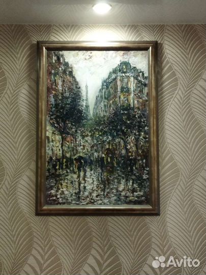 Картина маслом на холсте пейзаж большая
