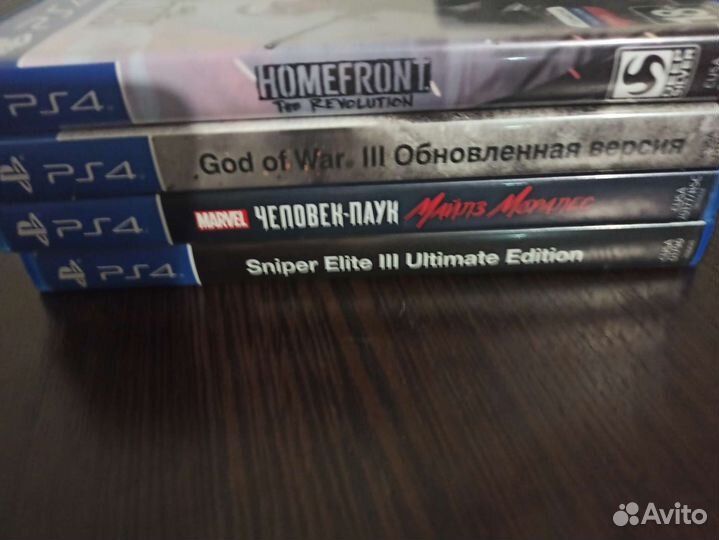 Диски на приставку ps4