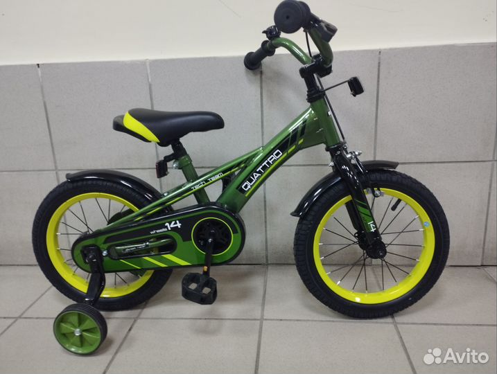 Велосипед детский TechTeam Quattro 14