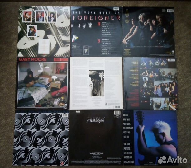 Queen,Sting,Gary Moore,B.Idol,Foreigner LPOriginal