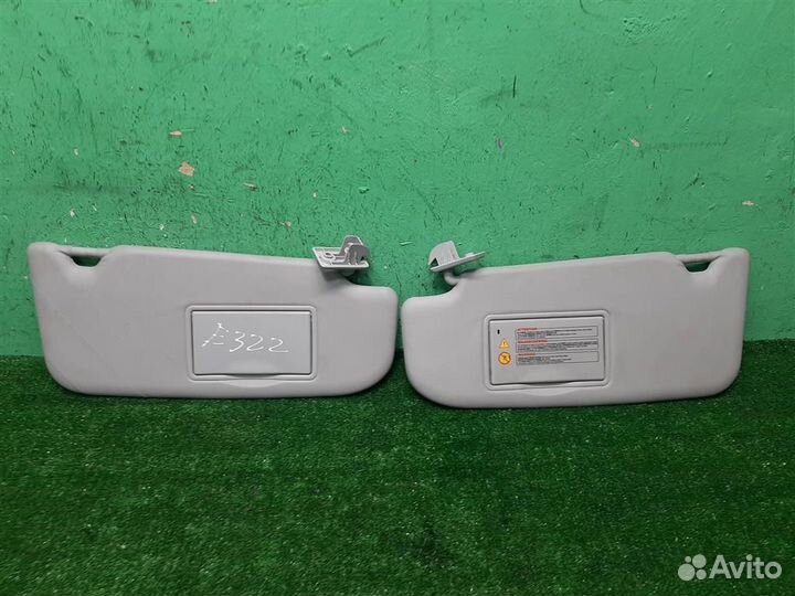 Козырек солнцезащитный (комплект) Nissan Qashqai