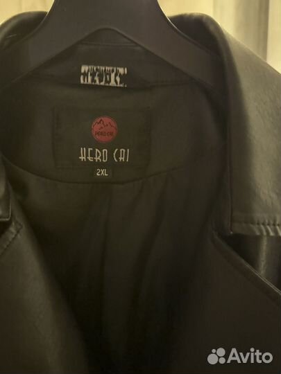 Кожаный тренч женский