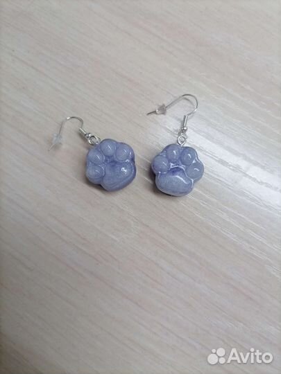 Серьги из эпоксидной смолы