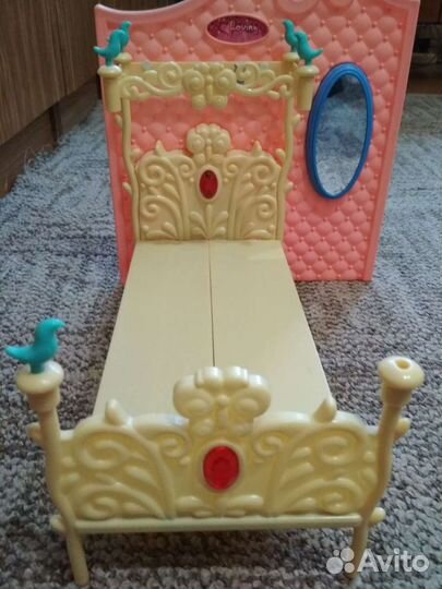 Кроватка для куклы барби,пианино
