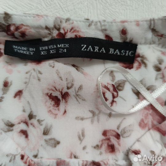 Блуза женская Zara из вискозы 42 размера