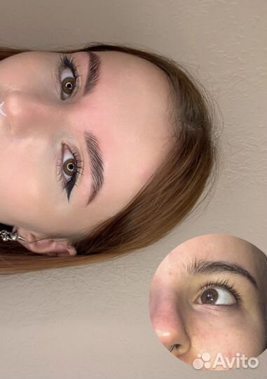 Окрашивание, коррекция И ламинирование бровей