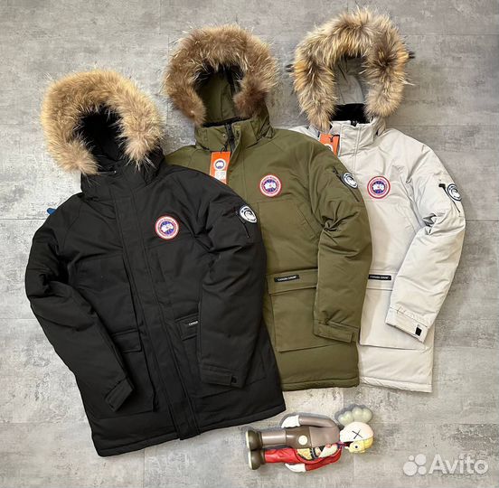 Пуховик Canada Goose с мехом