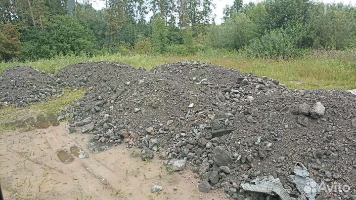 Щебень, песок, грунт плодородный