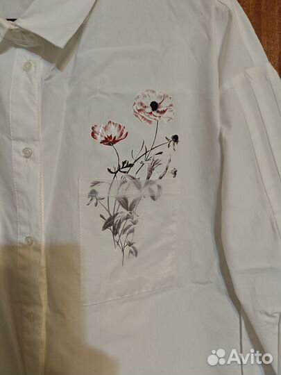 Рубашка белая женская