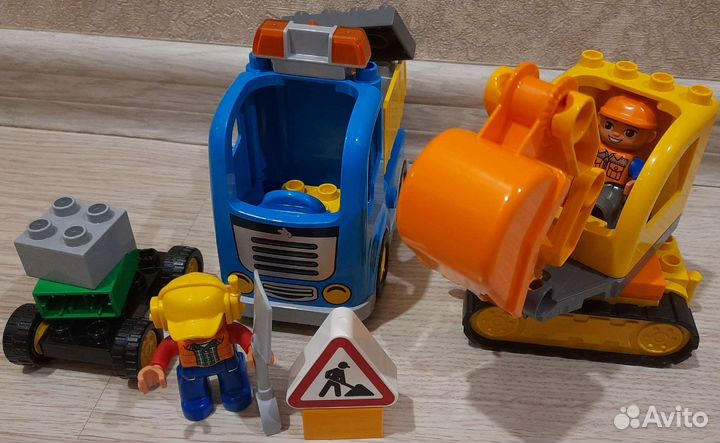 Конструктор Lego Duplo 10812 Грузовик и экскаватор