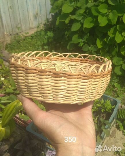 Плетеные корзины, короба, подставки