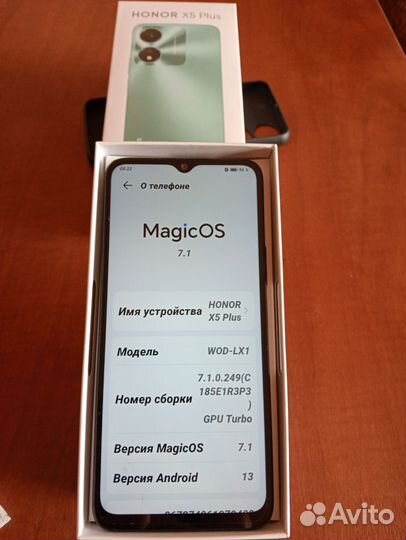 HONOR X5 Plus, 4/64 ГБ