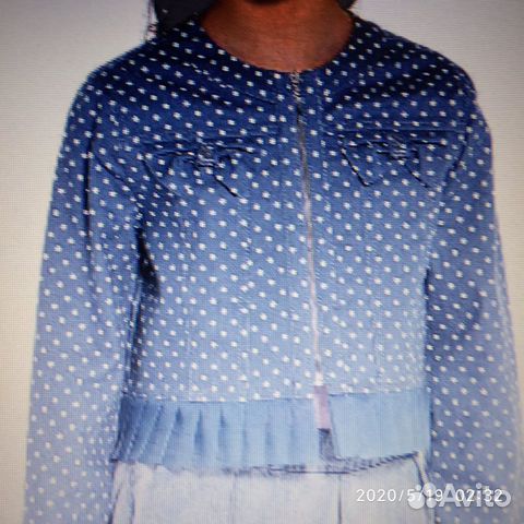 Легкий жакет для девочки рост 140 Польша