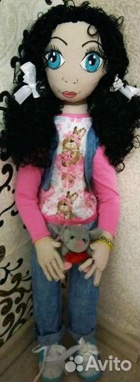 Кукла ручной работы ростом 63 см