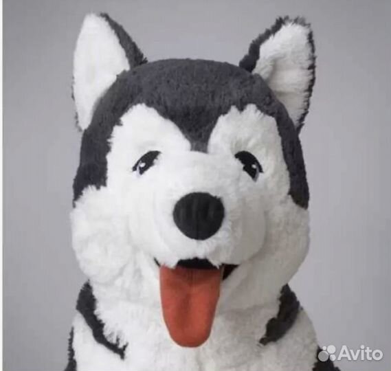 Ливлиг Мягкая игрушка, собака/сибирский хаски 57см