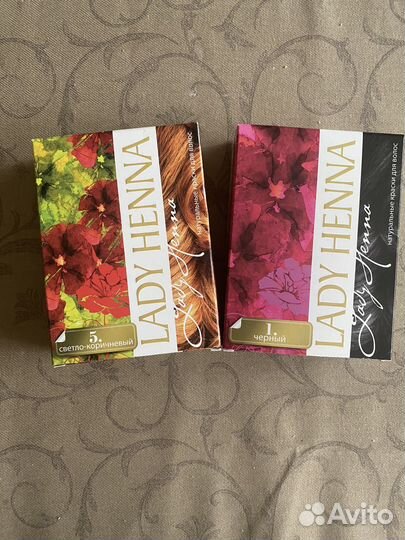 Краска для волос на основе хны