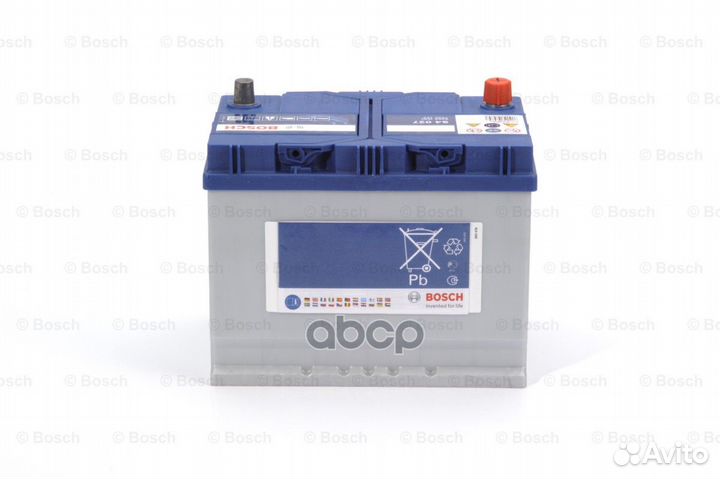 Аккумулятор bosch S4 silver 12V 70AH 630A ETN 1