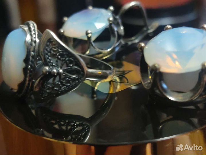 Серьги и кольцо