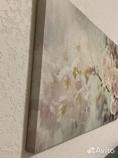 Картина на холсте Сакура 100*49 см