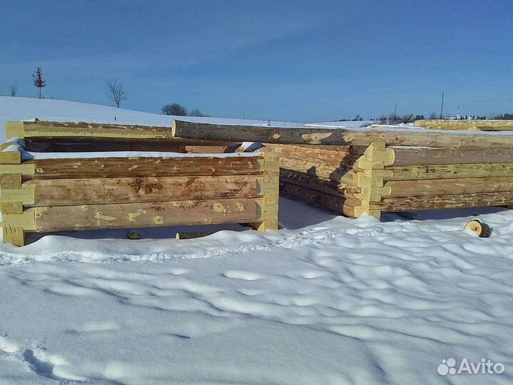Готовая баня из сруба