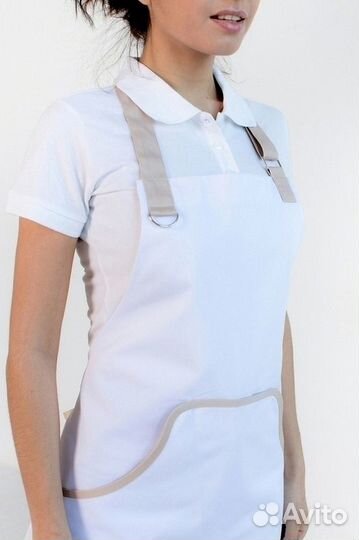 Белый китель поварской женский