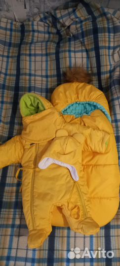 Конверт на выписку с комбинезоном