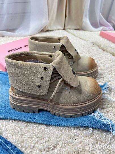 Ботинки женские miu miu