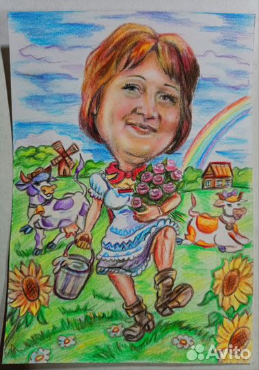 Шаржи по фото на заказ