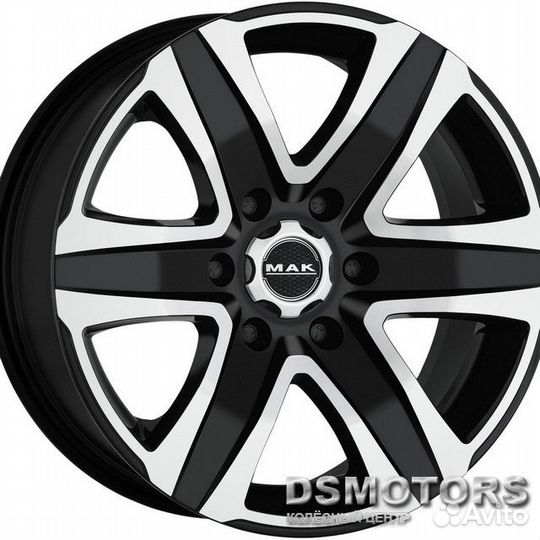 Диски Stone 6 8.5/20 6x139.7 ET38 d67.1 black mirr