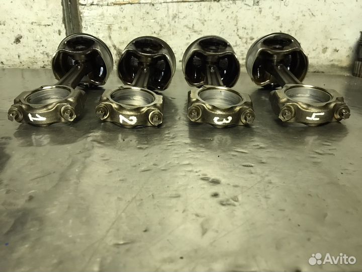 Шатун+поршень Ford 2.0 Zetec-E YF edba edda