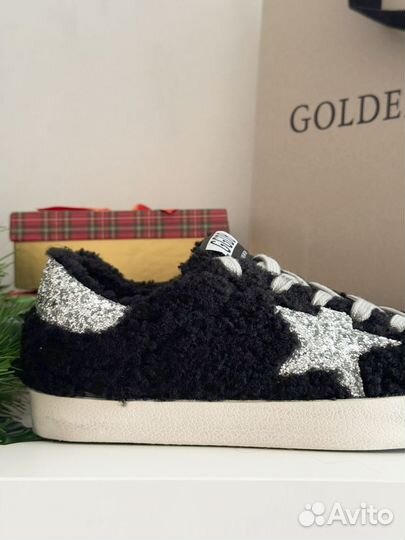 Кеды Golden Goose с мехом